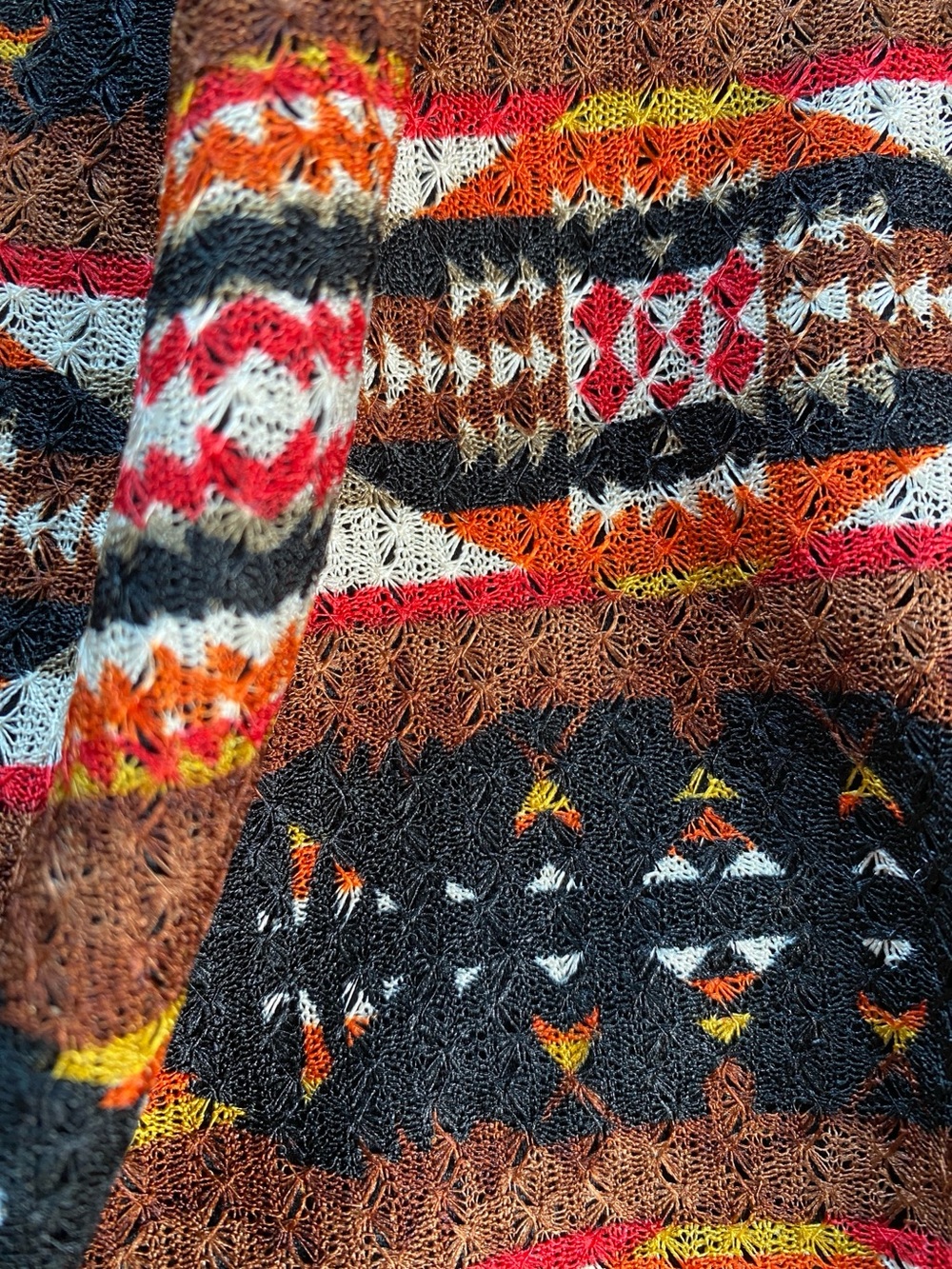Festival Aztec Mini Skirt - Multicolor - Picture 7 of 8